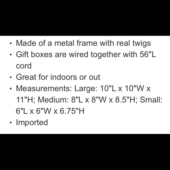 Lighted woodland boxes for Christmas. - Picture 3 of 3